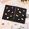 Felt Cloth Brooch Storage Loose-leaf Binder Notebook Albums with PVC Plastic Cover AJEW-WH20011-05B-4
