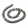 Handmade Millefiori Glass Bead Strands LAMP-J035-10mm-49-4