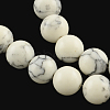 Synthetical Turquoise Gemstone Round Bead Strands TURQ-R035-6mm-05-1