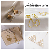 Brass Linking Rings KK-CA0001-17-6