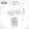 430 and 201 Stainless Steel Rotating Candlestick Tealight Candle Holder DJEW-WH0039-24P-2