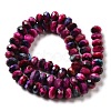 Natural Rainbow Tiger Eye Beads Strands G-NH0002-D05-03-3