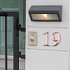 10Pcs 10 Styles 3D Digits ABS Plastic Room Number Plaque FIND-GL0001-47-5