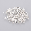 1700pcs 1.5mm Brass Tube Crimp End Beads X-E001-S-1
