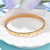 304 Stainless Steel Rhinestone Bangles for Women BJEW-Z092-05G-3