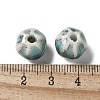 Vintage Porcelain Pumpkin Beads PORC-L080-H03-3