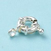 Eco-friendly Brass Spring Ring Clasps KK-D082-02S-A-4