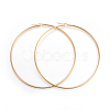 201 Stainless Steel Big Hoop Earrings EJEW-A052-20G-G-1