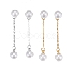 304 Stainless Steel Chain Tassel Earrings EJEW-I248-12-1