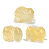 Spray Painted Glass Beads GLAA-Z007-04E-1