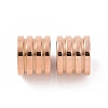 Ion Plating(IP) 304 Stainless Steel Beads STAS-G164-06RG-2
