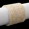 Natural Gold Rutilated Quartz Beads Strands G-L651-B01-4x2mm-2