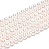 Baking Paint Pearlized Glass Pearl Bead Strands HY-N002-3mm-A11-3