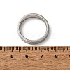 201 Stainless Steel Wide Band Finger Rings RJEW-K252-02B-P-5