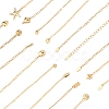304 Stainless Steel Charm Bracelets BJEW-P368-07A-G-6