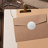 Round Silver Foil Embossed Picture Stickers DIY-WH0503-002-6