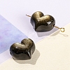 Natural Golden Sheen Obsidian Beads PW-WG54949-01-5