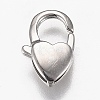 Tarnish Resistant Polished 316 Surgical Stainless Steel Lobster Claw Clasps STAS-Z013-08P-2