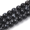 Natural Striped Agate/Banded Agate Beads Strands G-S281-51D-10mm-1