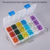 Spray Painted Crackle Glass Beads CCG-PH0002-04-7