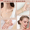 60Pcs 2 Styles Brass Rhinestone Beads KK-YW0004-26-6