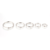 Iron Loose Leaf Book Binder Hinged Rings X-IFIN-T004-03P-1