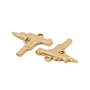 Ion Plating(IP) 304 Stainless Steel Pendants STAS-B031-23G-3