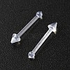 Acrylic Nose Bone Ring AJEW-YW0001-06C-3
