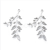 Non-Tarnish 201 Stainless Steel Pendants STAS-N090-LA968-1-2