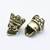 Brass Cubic Zirconia Beads KK-P130-043AB-NR-2