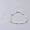 Adjustable Braided Bead Bracelets BJEW-JB04902-2