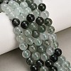 Natural Green Rutilated Quartz Beads Strands GG-CBAC678-A01-8mm-1