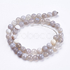 Natural Striped Agate/Banded Agate Beads Strands G-P364-06-8mm-2
