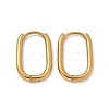 Ion Plating(IP) 304 Stainless Steel Oval Hoop Earrings X-EJEW-M218-02A-G-2