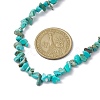 Natural Howlite Chip Beaded Necklace NJEW-JN04615-07-3