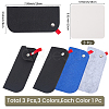 3Pcs 3 Colors Rectangle Felt Eyeglass Case AJEW-CN0007-36A-2