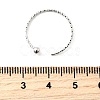 Brass Cuff Ring Settings LS-KK-P337-01P-4