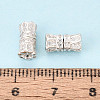 925 Sterling Silver & Clear Cubic Zirconia Screw Clasps STER-T008-78S-4
