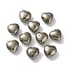 Natural Pyrite and Quartz Heart Palm Stones G-Z122-02-1