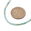 Bohemian Style Natural Amazonite Beaded Necklaces NJEW-JN04658-02-4