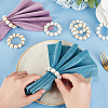 Imitated Pearl Acrylic Napkin Rings AJEW-FH00001-3