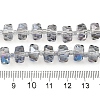 Transparent Electroplate Glass Beads Strands EGLA-P062-01A-HR01-4