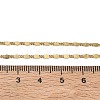 2MM 304 Stainless Steel Oval Link Chain Necklaces NJEW-D328-02G-3