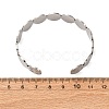 304 Stainless Steel Cuff Bangles BJEW-P355-01P-5