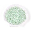Transparent Spray Painted Glass Beads X1-EGLA-N018-4mm-04-1