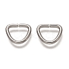 Non-Tarnish 304 Stainless Steel D Rings X-STAS-H136-0P-1