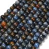 Natural Dumortierite Beads Strands G-F826-A01-4mm-3
