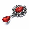 Alloy Flat Back Cabochons RB-S063-D11-2