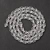 Glass Beads Strands GC893Y-14-2