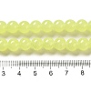 Imitation Jade Glass Beads Strands X-DGLA-S076-8mm-17-2